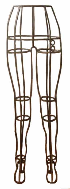 PGM Wrought Iron Pants Forms  (Raw-Steel Color, 901F)