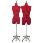 PGM Adjustable Sewing Dress Forms (ADF601, Red)
