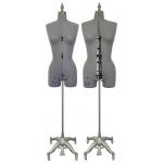 PGM Adjustable Sewing Dress Forms (ADF601, Grey)
