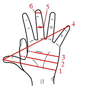 How to measure your hands
