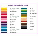 PGM Dress Form Mannequin Color Chart