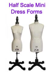 PGM Half Scale Missy Dress Form, Half Scale Man Dress Form