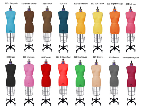 PGM Color Dress Form Mannequins