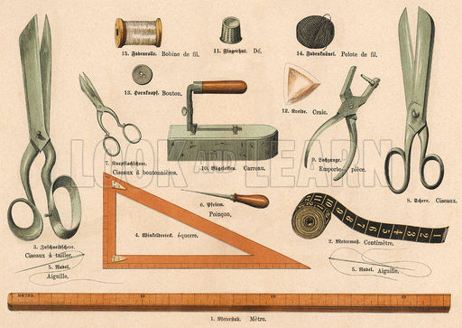 Historical Tailoring, Sewing Tools